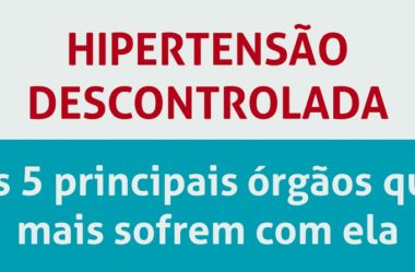 [infográfico] Os 5 principais órgãos que mais sofrem com a hipertensão descontrolada